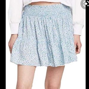 Barely worn wildfable smocked mini skirt